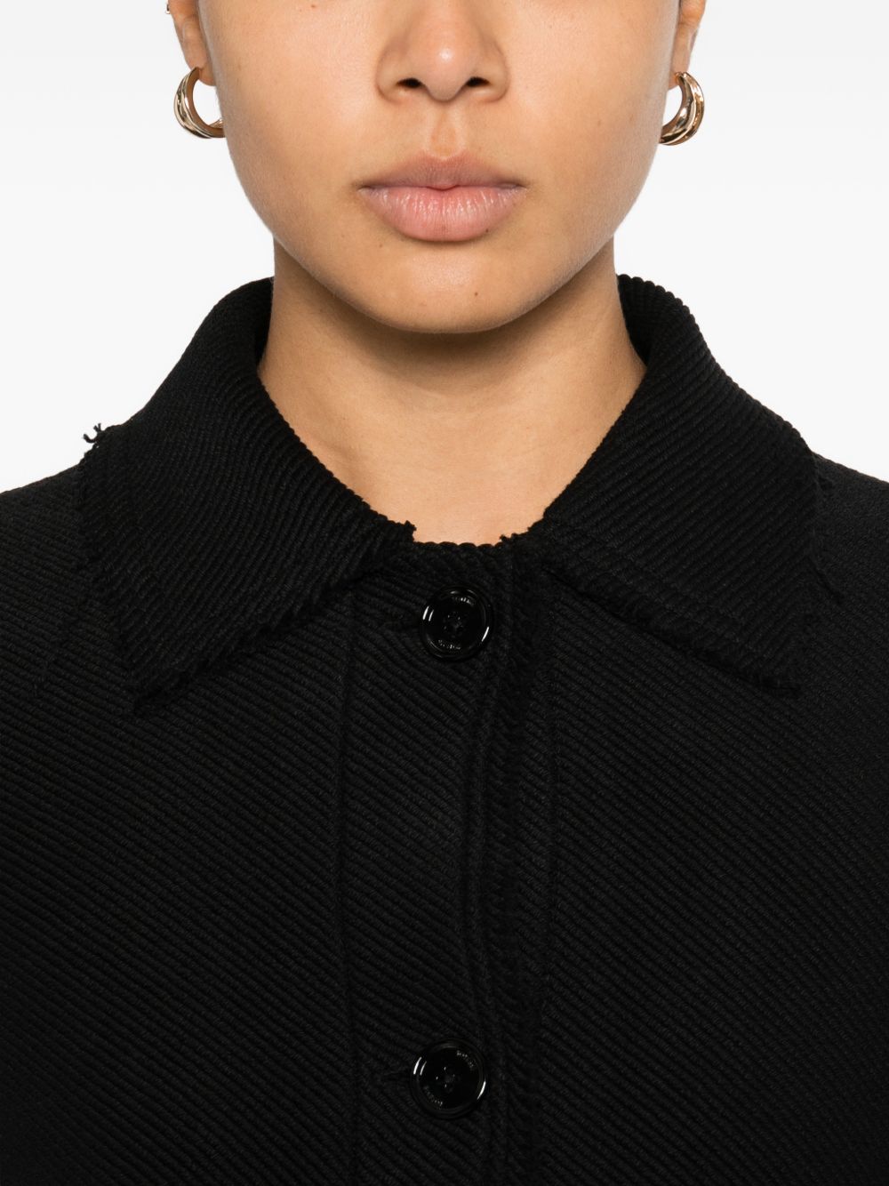 Toteme Women Raw Hem Cotton Jacket