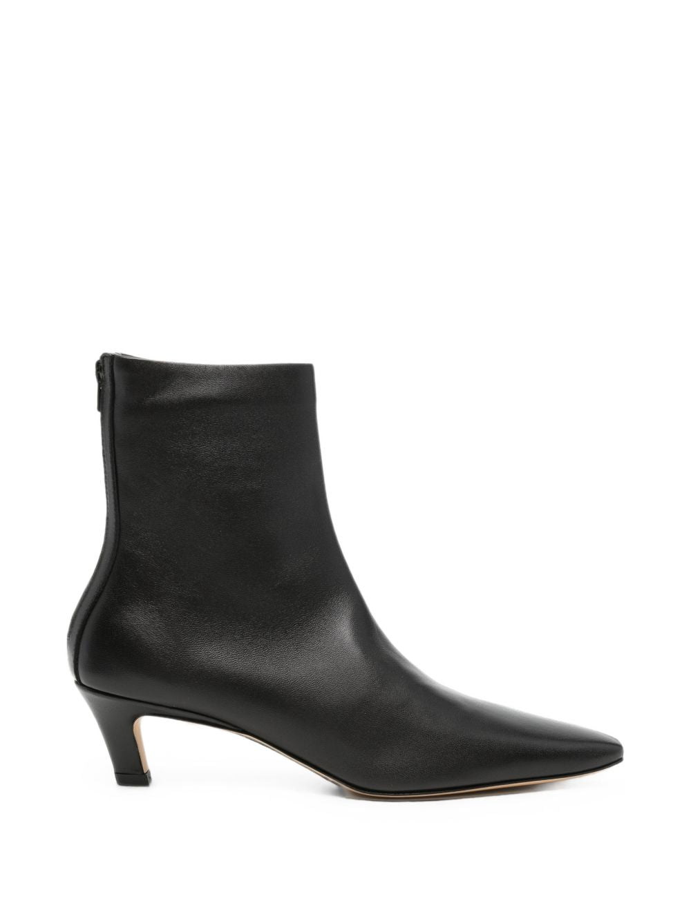 Toteme Women Leather Heel Ankle Boots