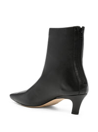 Toteme Women Leather Heel Ankle Boots