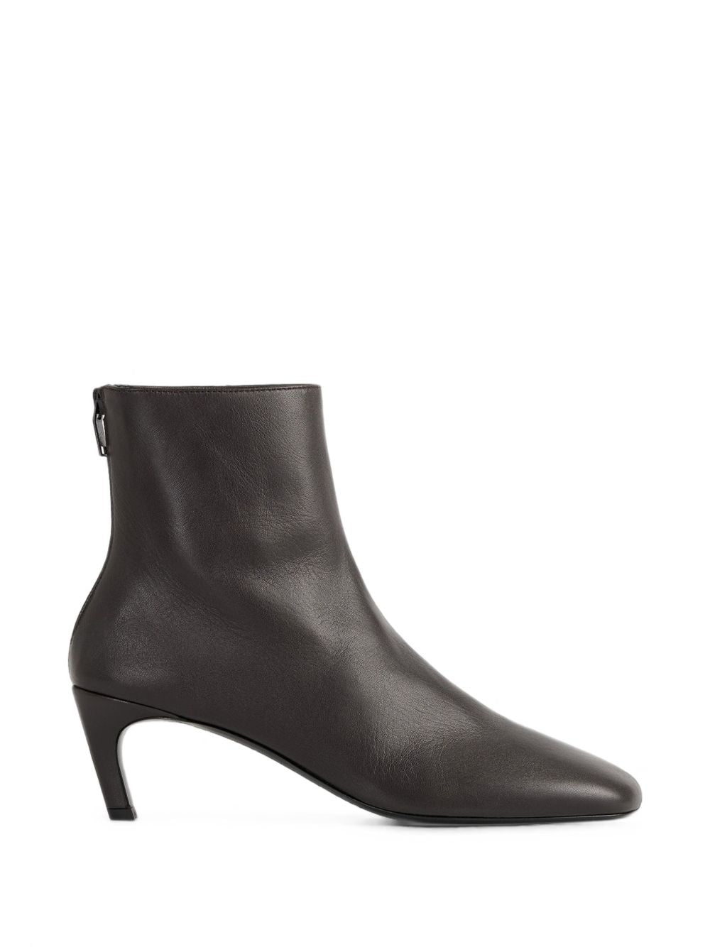 Toteme Women Leather Heel Ankle Boots