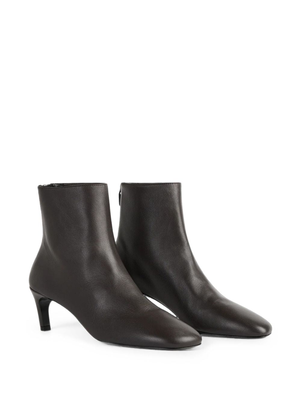Toteme Women Leather Heel Ankle Boots