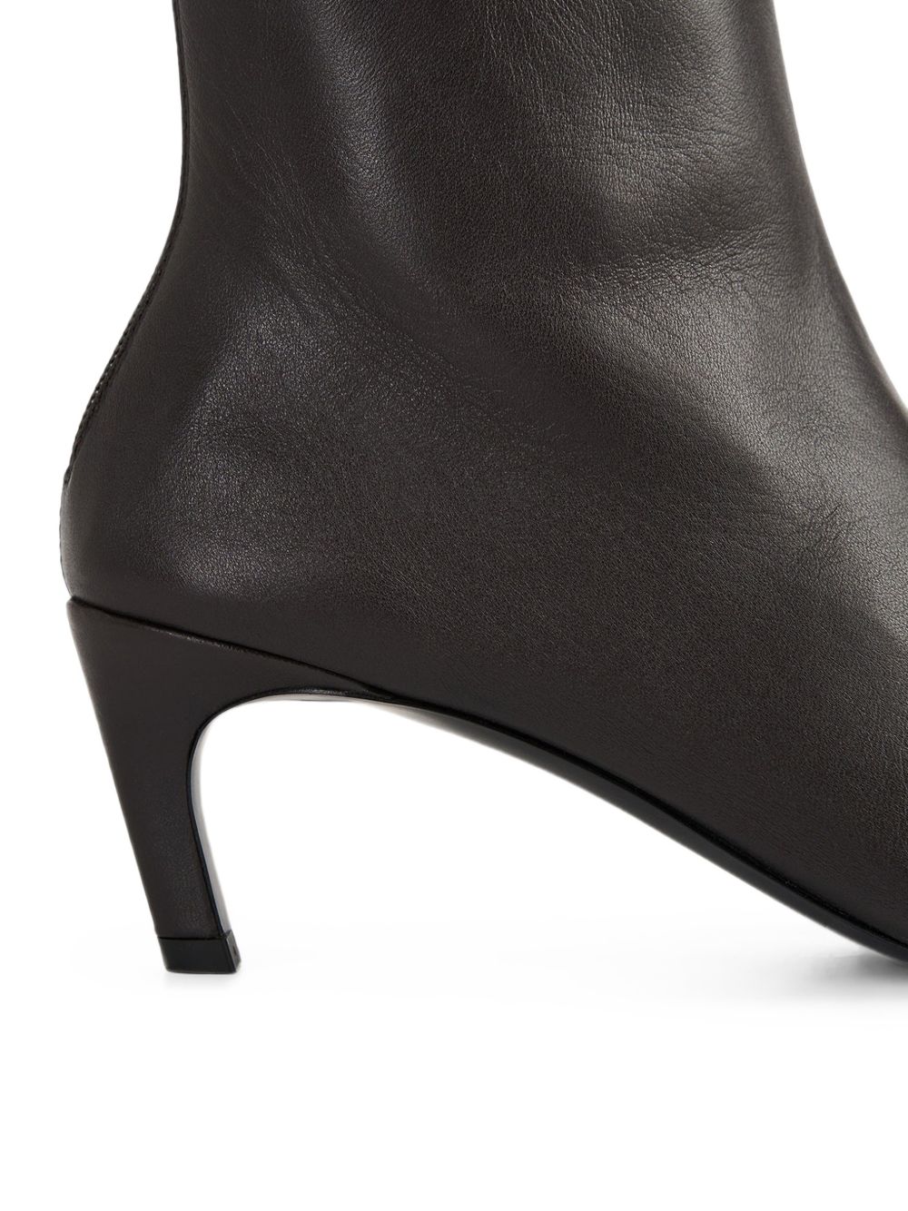Toteme Women Leather Heel Ankle Boots