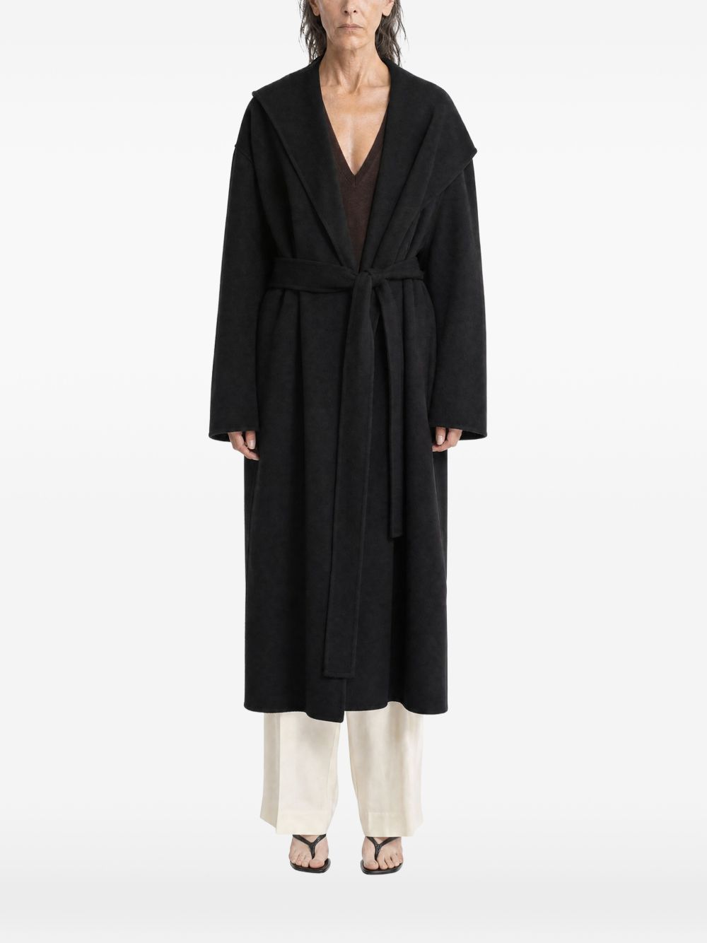 Toteme Women Wool Hooded Coat