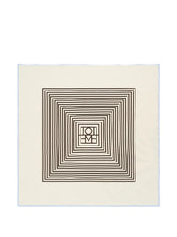 Toteme Women Monogram Silk Foulard