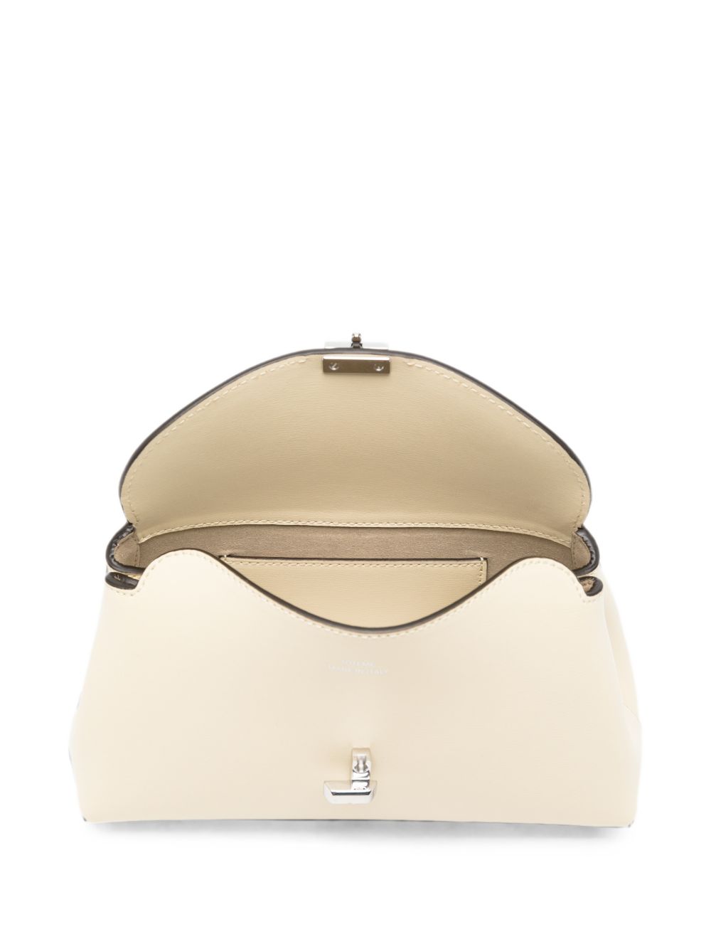 Toteme Women T-Lock Mini Leather Clutch
