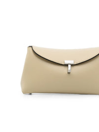 Toteme Women T-Lock Mini Leather Clutch