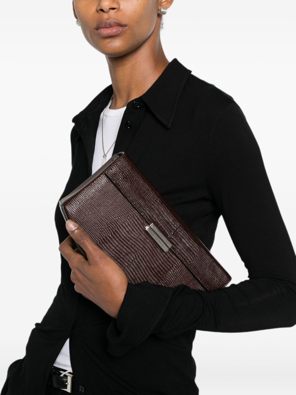 TOTEME Toteme Women Clip Leather Shoulder Bag