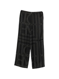 TOTEME Toteme Women Monogram Silk Pajama Trousers