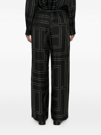TOTEME Toteme Women Monogram Silk Pajama Trousers