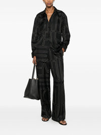 TOTEME Toteme Women Monogram Silk Pajama Trousers