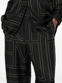 TOTEME Toteme Women Monogram Silk Pajama Trousers