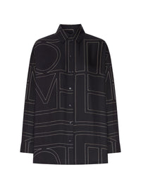 Toteme Women Embroidered Silk Shirt
