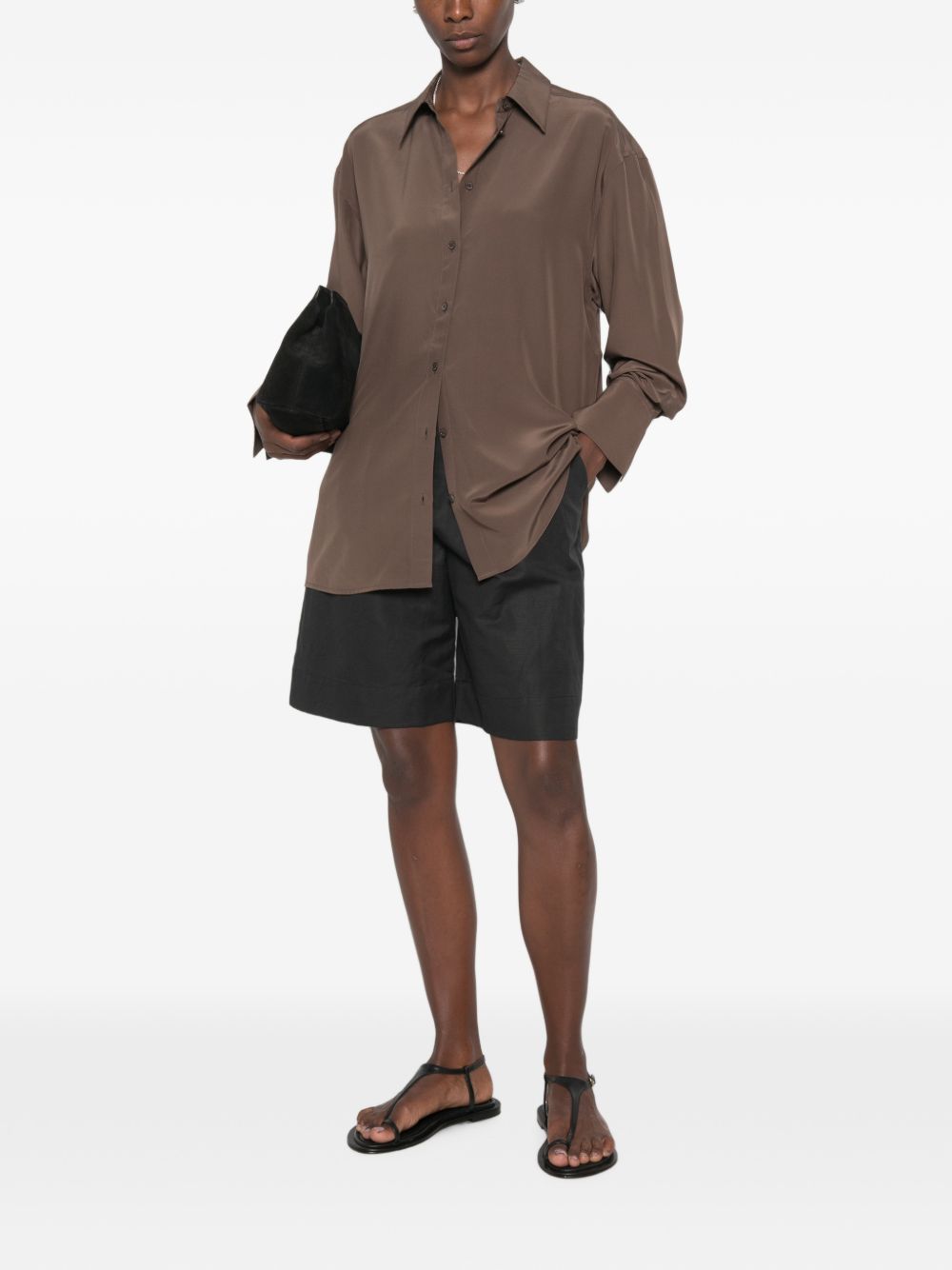 Toteme Women Crepe Silk Shirt