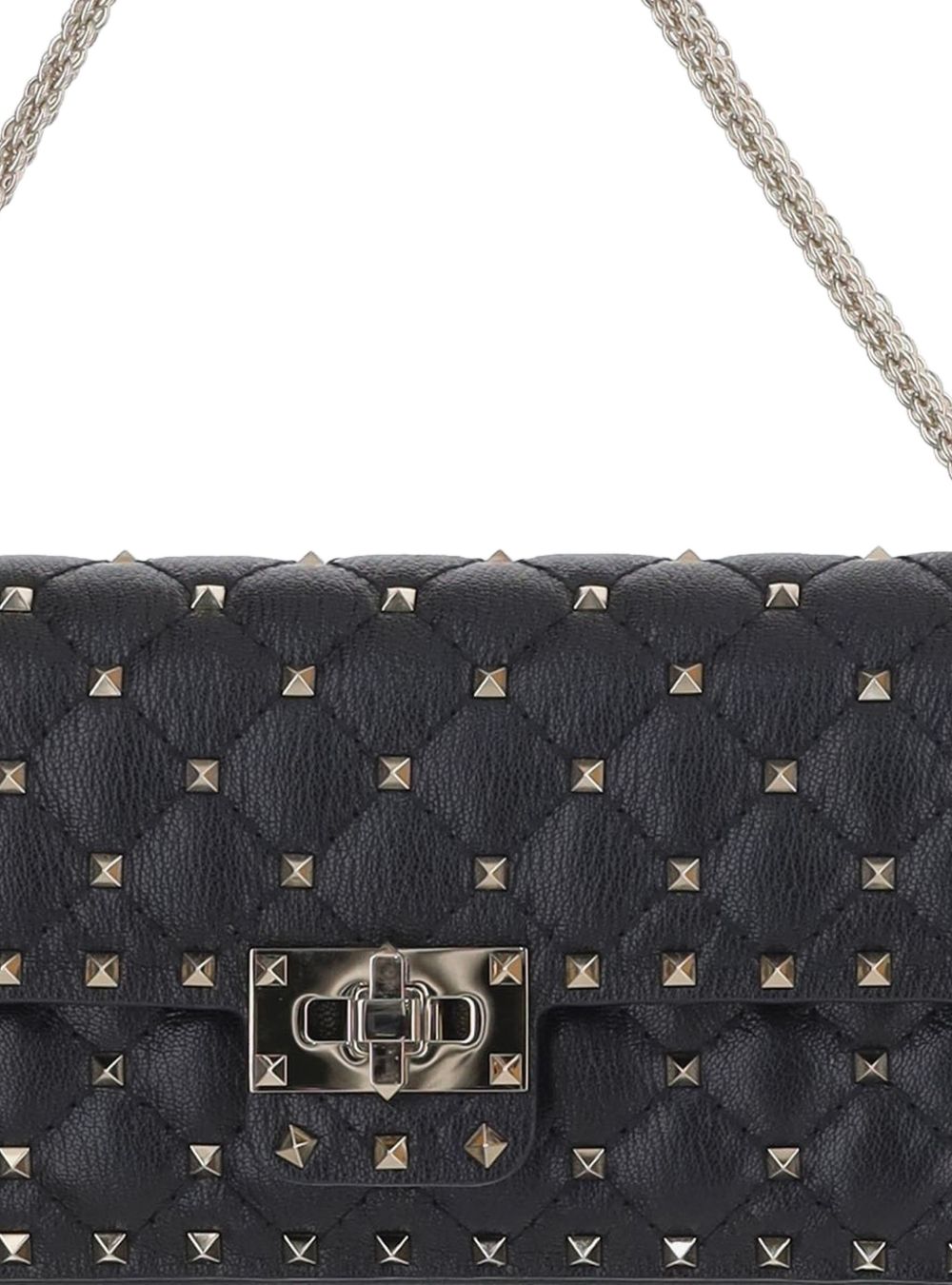 Valentino Garavani Women Rockstud Spike Small Leather Shoulder Bag
