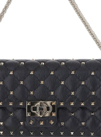 Valentino Garavani Women Rockstud Spike Small Leather Shoulder Bag
