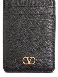 Valentino Garavani Women Vlogo Signature Leather Card Case