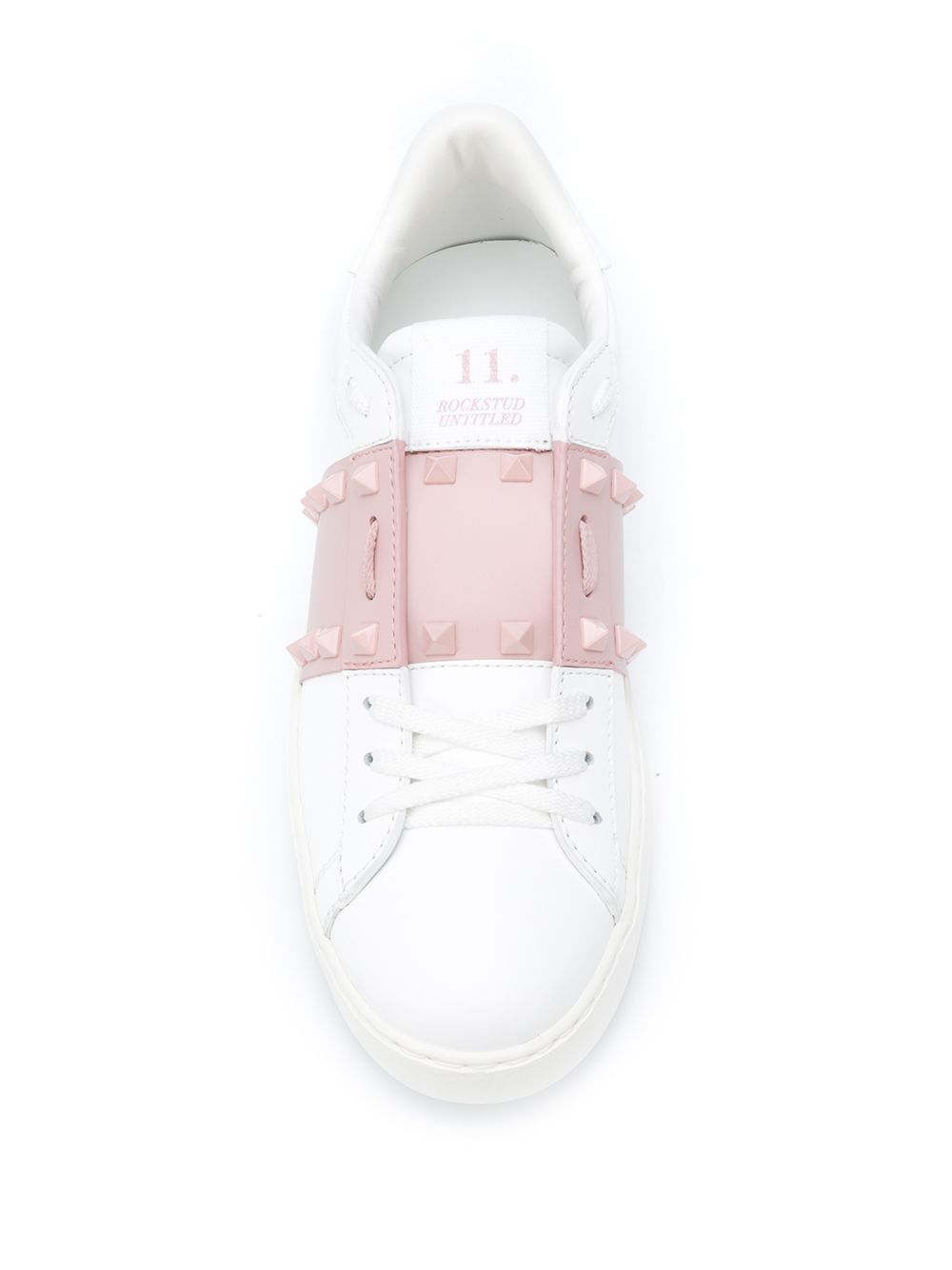 Valentino Garavani Women Rockstud Untitled Leather Sneakers