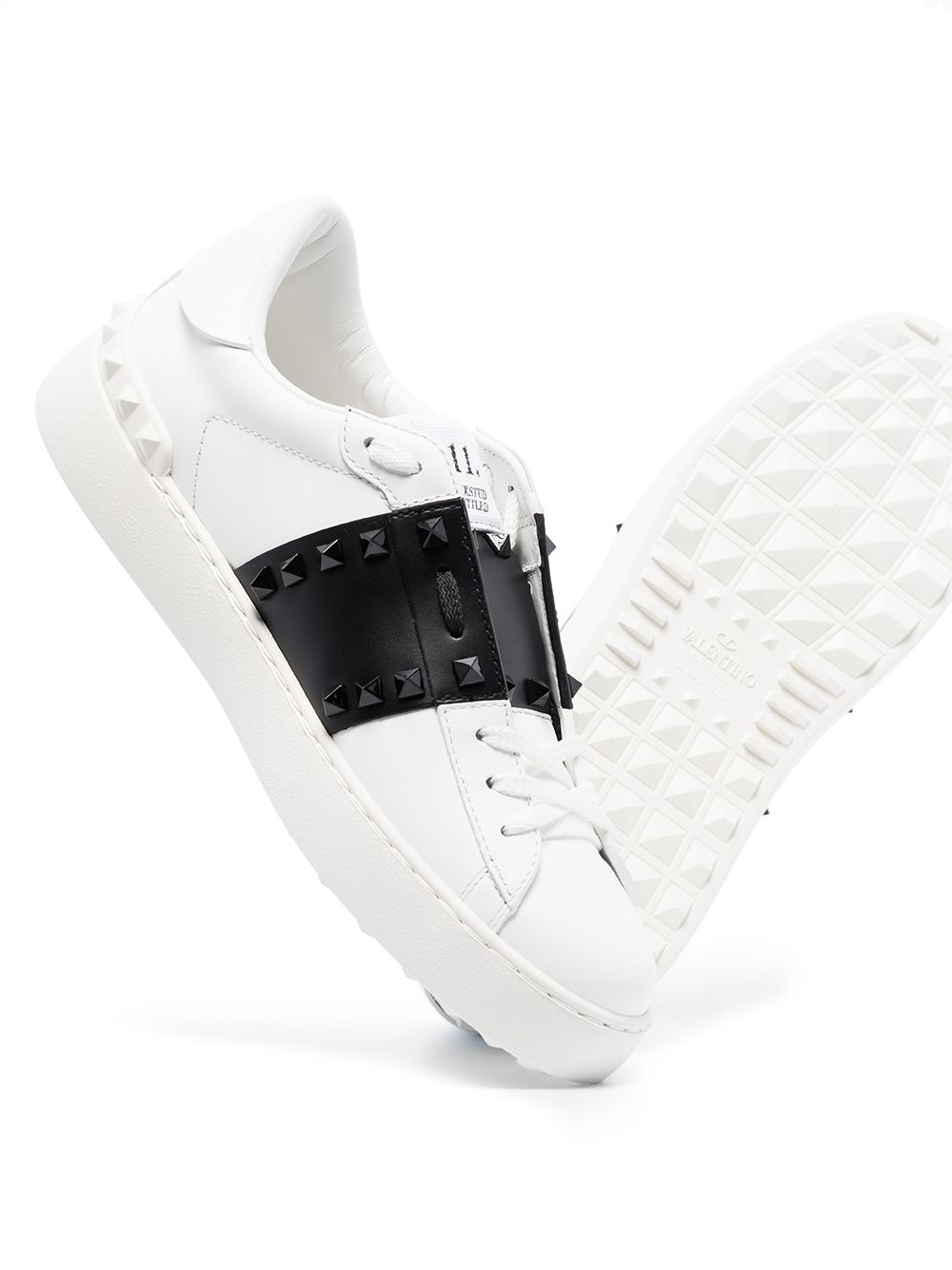 Valentino Garavani Women Rockstud Untitled Leather Sneakers
