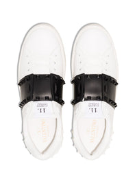 Valentino Garavani Women Rockstud Untitled Leather Sneakers