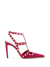 Valentino Garavani Women Rockstud Suede Leather Pumps