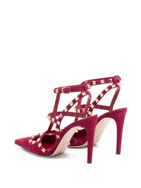 Valentino Garavani Women Rockstud Suede Leather Pumps