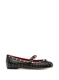 Valentino Garavani Women Rockstud Leather Ballet Flats