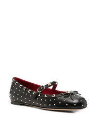 Valentino Garavani Women Rockstud Leather Ballet Flats