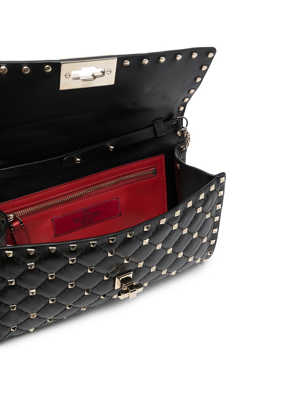 Valentino Garavani Women Rockstud Spike Small Leather Shoulder Bag
