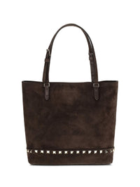 Valentino Garavani Women Rockstud Small Leather Tote Bag