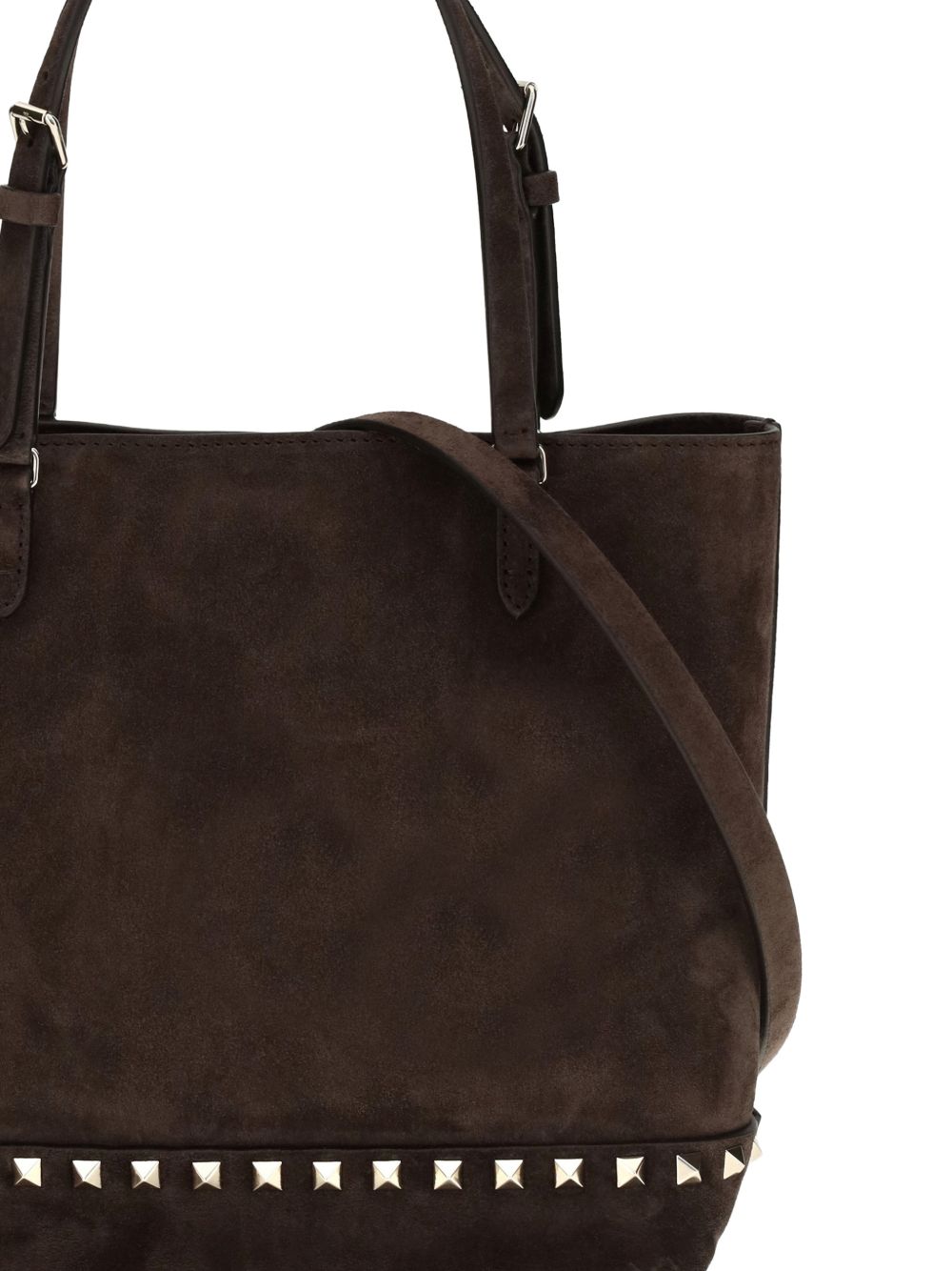 Valentino Garavani Women Rockstud Small Leather Tote Bag
