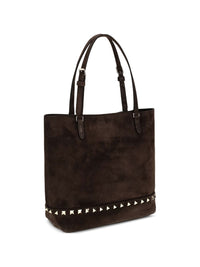 Valentino Garavani Women Rockstud Small Leather Tote Bag