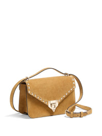 Valentino Garavani Women Rockstud Suede Leather Shoulder Bag