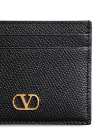 Valentino Garavani Women Vlogo Signature Leather Card Case