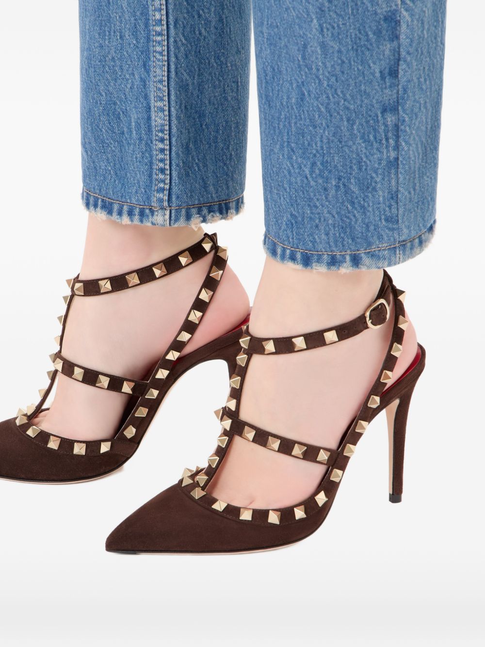 Valentino Garavani Women Rockstud Leather Pumps