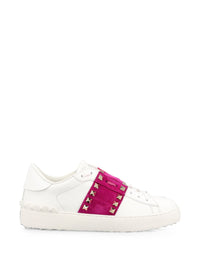 Valentino Garavani Women Rockstud Untitled Leather Sneakers