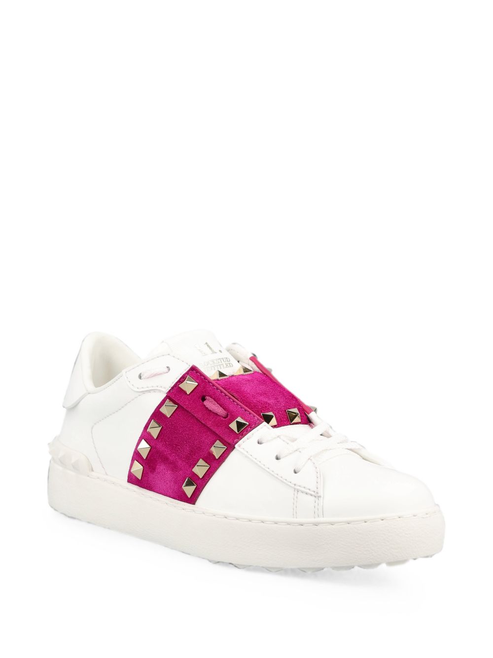 Valentino Garavani Women Rockstud Untitled Leather Sneakers