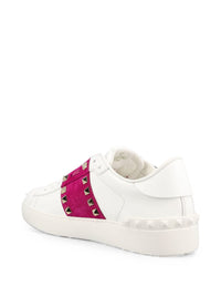 Valentino Garavani Women Rockstud Untitled Leather Sneakers