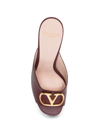 Valentino Garavani Women Vlogo Signature Leather Mules