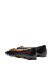 Valentino Garavani Women Vlogo Signature Leather Ballet Flats