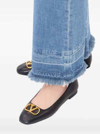 Valentino Garavani Women Vlogo Signature Leather Ballet Flats