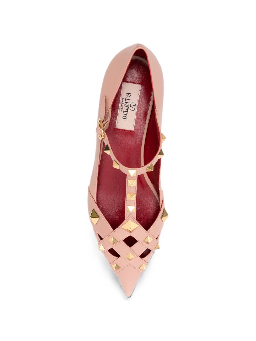 Valentino Garavani Women Studdy Leather Ballet Flats