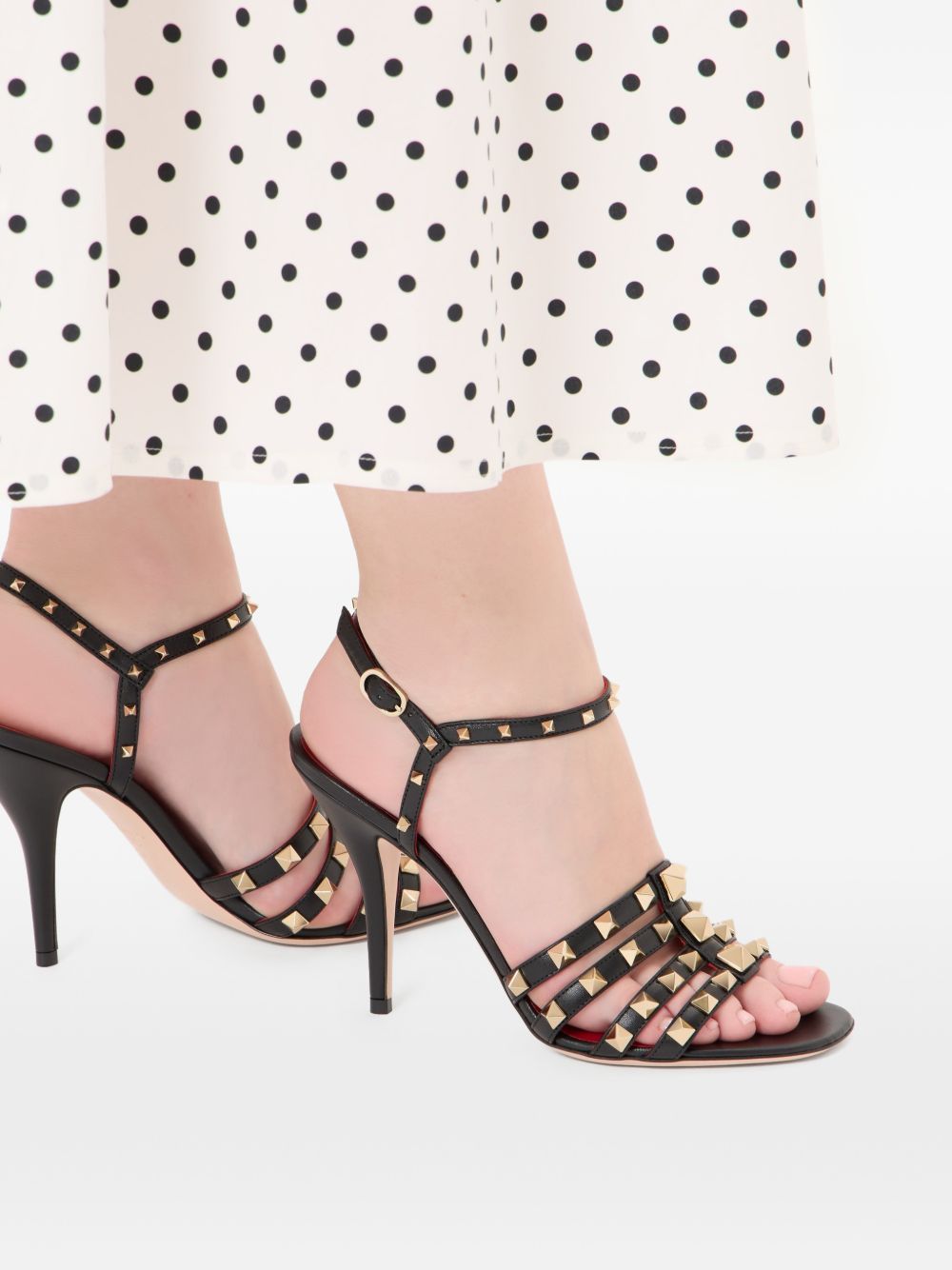 Valentino Garavani Women Rockstud Leather Sandals