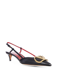 Valentino Garavani Women Vlogo Signature Leather Pumps