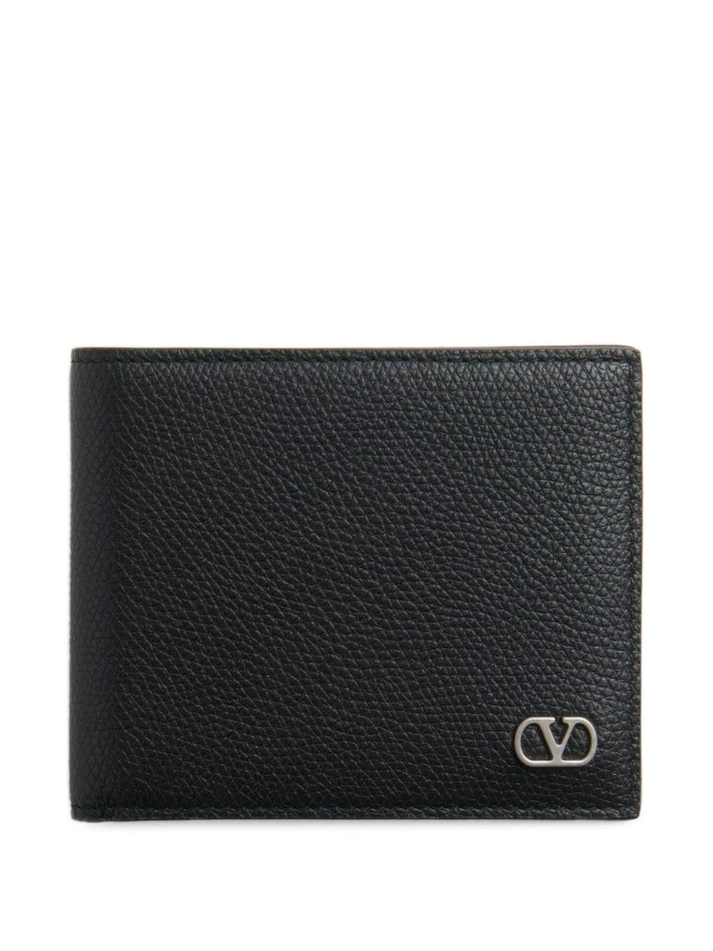 Valentino Garavani Men Vlogo Signature Leather Wallet