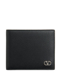 Valentino Garavani Men Vlogo Signature Leather Wallet