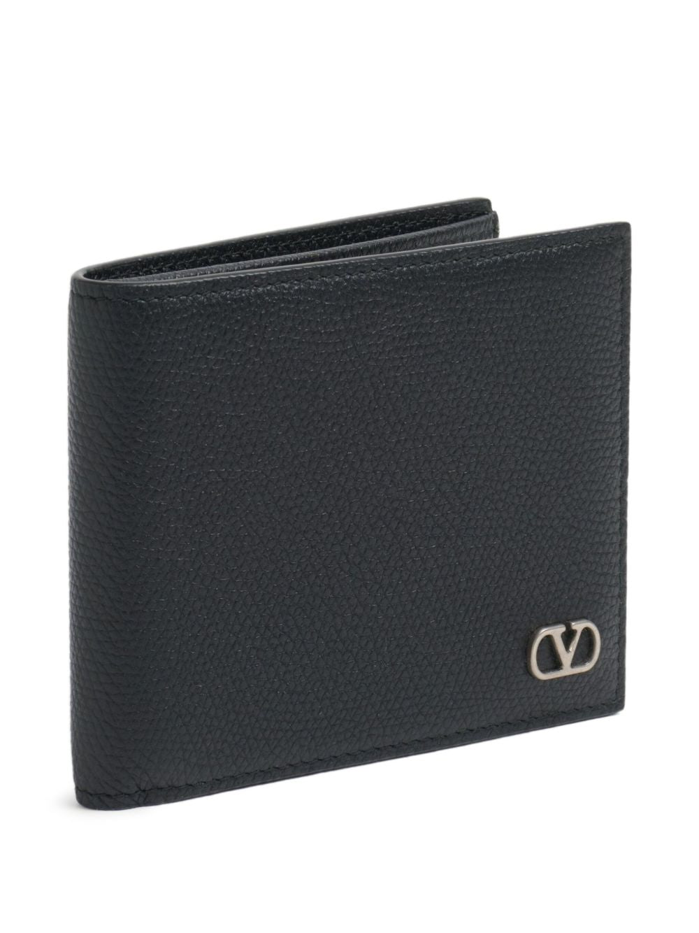 Valentino Garavani Men Vlogo Signature Leather Wallet