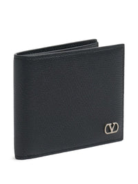 Valentino Garavani Men Vlogo Signature Leather Wallet