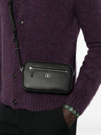Valentino Garavani Men Vlogo Signature Leather Mini Bag