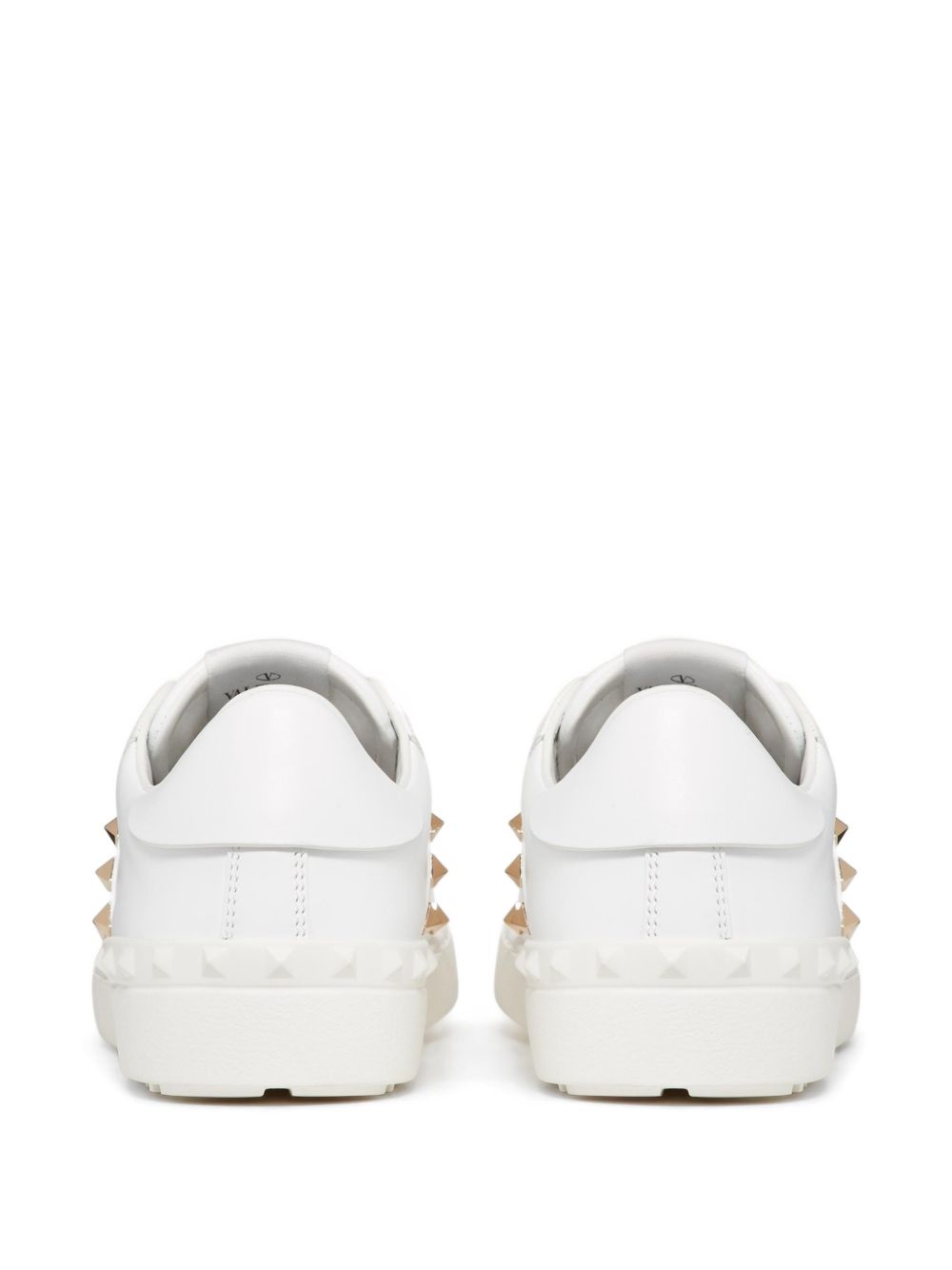 Valentino Garavani Men Rockstud Untitled Leather Sneakers