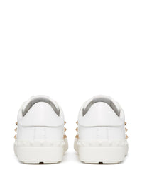Valentino Garavani Men Rockstud Untitled Leather Sneakers